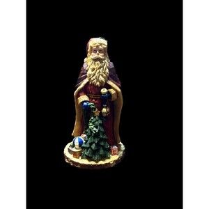 Vintage 8" World Bazaar Holiday Collection Old World Father Santa Victorian